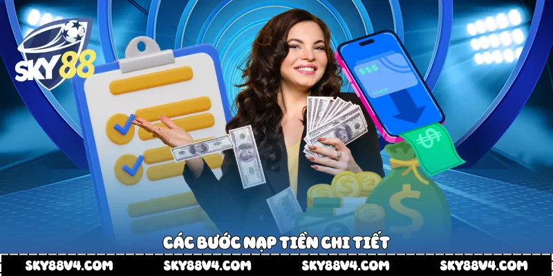 Các bước nạp tiền chi tiết