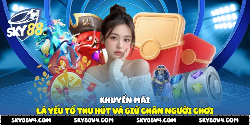 Khuyến mãi là yếu tố thu hút và giữ chân người chơi