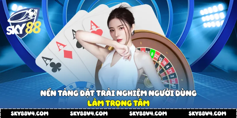 Nền tảng đặt trải nghiệm người dùng làm trọng tâm