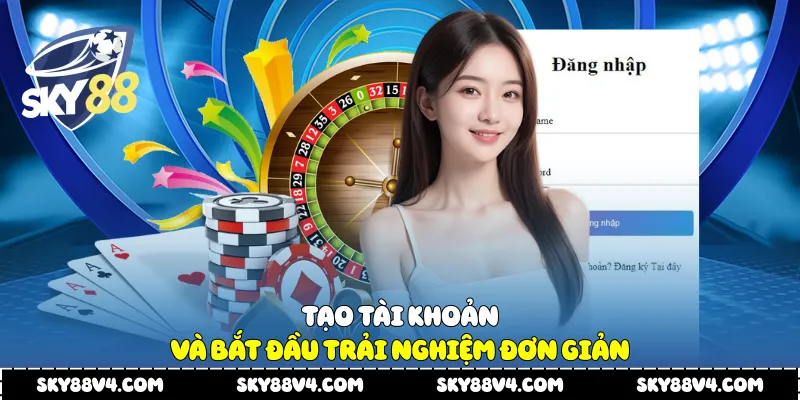 Tạo tài khoản và bắt đầu trải nghiệm đơn giản